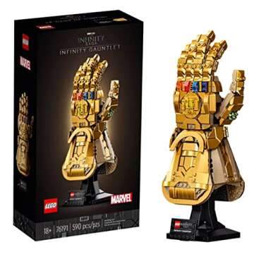 LEGO Marvel Bundle Set: Infinity Gauntlet & Avengers Mech Figures