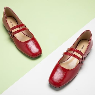 C.Paravano Mary Jane Flats: Stylish & Comfortable Girls Shoes