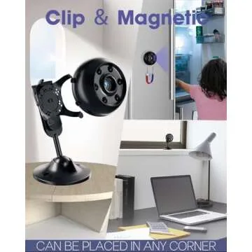 Mayycinco Hidden Camera WiFi Mini Spy Camera Wireless HD 1080P Small Camera with Motion Detection fo...