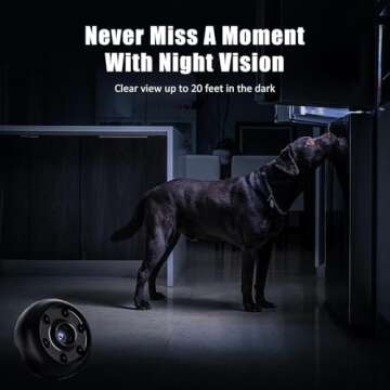 Mayycinco Hidden Camera WiFi Mini Spy Camera Wireless HD 1080P Small Camera with Motion Detection for Home Security and Outdoor Nanny Cams (Small)