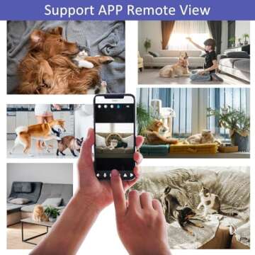 Mayycinco Hidden Camera WiFi Mini Spy Camera Wireless HD 1080P Small Camera with Motion Detection for Home Security and Outdoor Nanny Cams (Small)