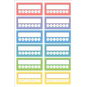 52 Weeks Habit Tracker Planner Stickers for All Ages