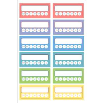 52 Weeks Habit Tracker Planner Stickers for All Ages