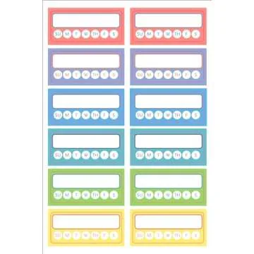 52 Weeks Habit Tracker Planner Stickers for All Ages