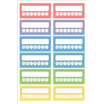 52 Weeks Habit Tracker Planner Stickers for All Ages