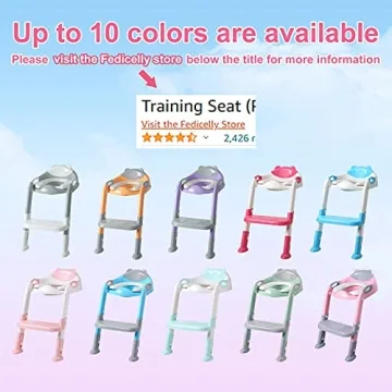 Fedicelly Potty Training Seat with Ladder for Kids