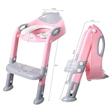 Fedicelly Potty Training Seat with Ladder for Kids