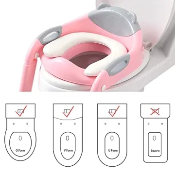 Fedicelly Potty Training Seat with Ladder for Kids