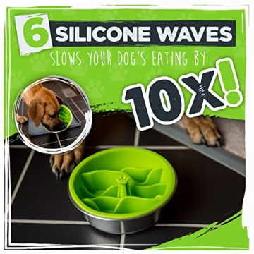 Mighty Paw Interactive Slow Feeder Bowls for Dogs