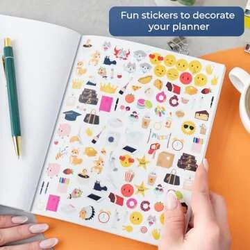 Planner Stickers by Clever Fox - 1,500+ Productivity, Budget, Fitness, Mom, Student, Classic, Number, Holiday Stickers for Your Monthly, Weekly & Daily Planner, Calendar or Journal (Classic Pack)
