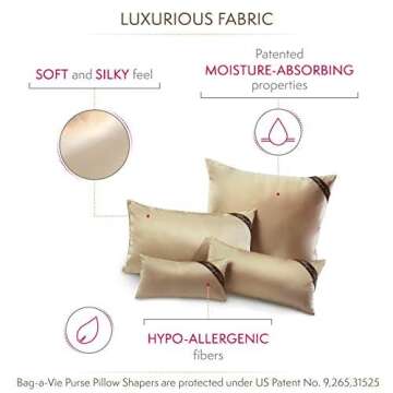 Bag-a-Vie Purse Shaper Insert - 4-Pack Luxury Care