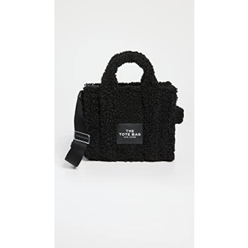 Marc Jacobs Teddy Small Tote Black Sherpa Bag
