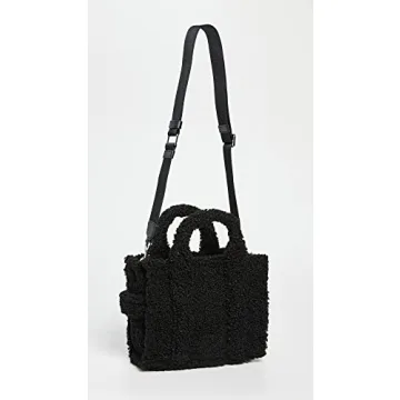 Marc Jacobs Teddy Small Tote Black Sherpa Bag