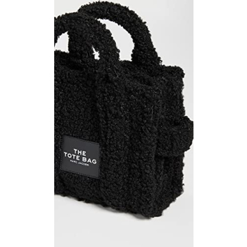 Marc Jacobs Teddy Small Tote Black Sherpa Bag