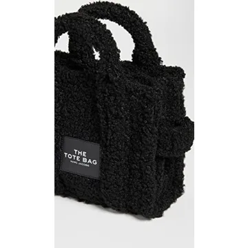 Marc Jacobs Teddy Small Tote Black Sherpa Bag