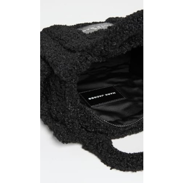 Marc Jacobs Teddy Small Tote Black Sherpa Bag