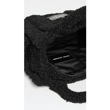 Marc Jacobs Teddy Small Tote Black Sherpa Bag