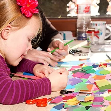 Outuxed 6000pcs Assorted Tissue Paper Squares for Crafts