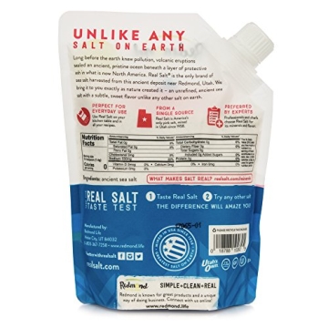 Redmond Real Salt - Premium Unrefined Sea Salt, 16 Ounce