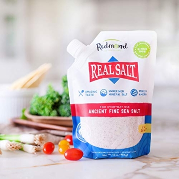 Redmond Real Salt - Premium Unrefined Sea Salt, 16 Ounce