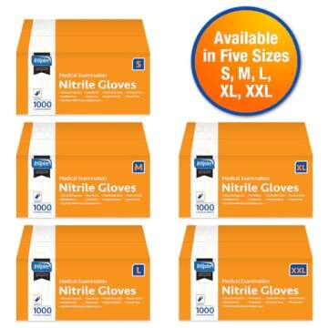 Inspire Nitrile Gloves | Original Quality Medical Exam Gloves - Durable & Latex-Free