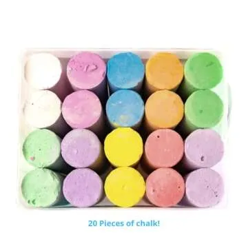 Baby Shark Outdoor Sidewalk Chalk Set for Kids Art Fun