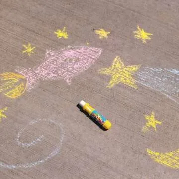 Baby Shark Outdoor Sidewalk Chalk Set for Kids Art Fun