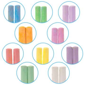 Baby Shark Outdoor Sidewalk Chalk Set for Kids Art Fun