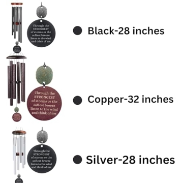 Personalized Memorial Wind Chime Gift for Sympathy