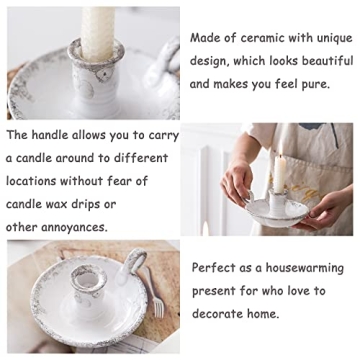 Buy Kendiis Ceramic Candle Holder for Home Decor