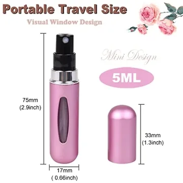 LAIKME Mini Refillable Perfume Atomizer for Travel