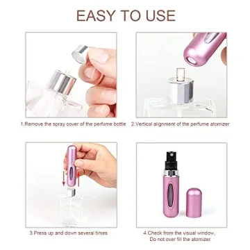 LAIKME Mini Refillable Perfume Atomizer for Travel