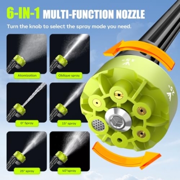 YKYI Cordless Pressure Washer Battery Powered 1200 PSI