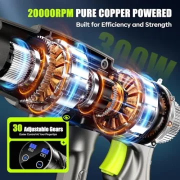 YKYI Cordless Pressure Washer Battery Powered 1200 PSI