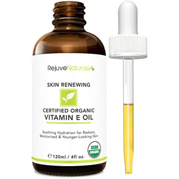 Vitamin E Oil - 100% All Natural & USDA Organic (LARGE 4oz Bottle) Repair Dry, Damaged Skin from Sur...