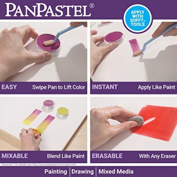 PanPastel Painting/Pure Colors Set - 20 Rich Pastels