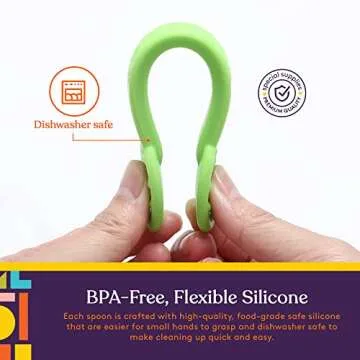 Special Supplies Duo Spoon Oral Motor Therapy Tools, 3 Pack, Textured Stimulation and Sensory Input Treatment for Babies, Toddlers or Kids, BPA Free Silicone with Flexible, Easy Handle