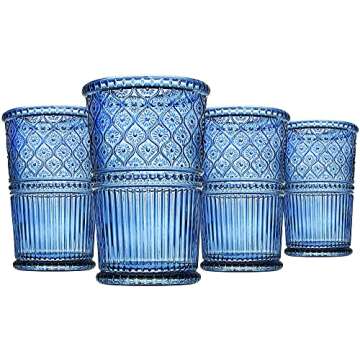 Godinger Highball Drinking Glasses, Tall Glass Cups, Vintage Decor, Water Glasses, Cocktail Glasses ...