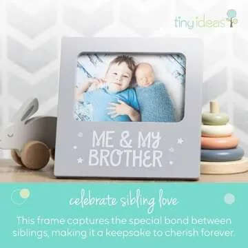 tiny ideas Me and My Brother Picture Frame, Gift Ideas For Siblings, Photo Picture Frame, Sibling Ke...