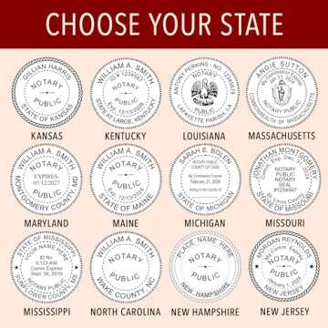 Custom Notary Embosser for Official Documents and Paperwork