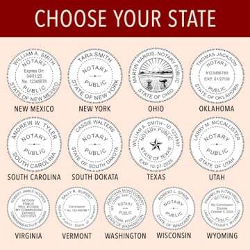 Custom Notary Embosser for Official Documents and Paperwork