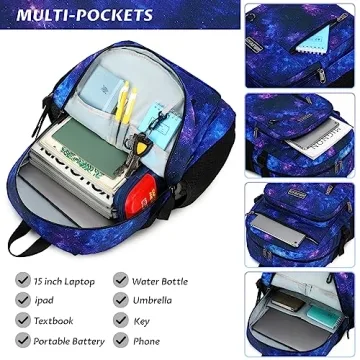 MIRLEWAIY School Backpack Classic Bag for Travel Work