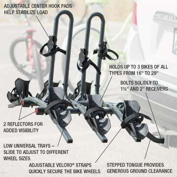 BELL Right Up Bicycle Rack - Easy to Use & Secure