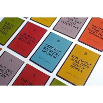 Magnetic Bookmarks -Optimistic Positive Quote Bookmarks Gifts- Set of 12 Inspirational Bookmarks for...