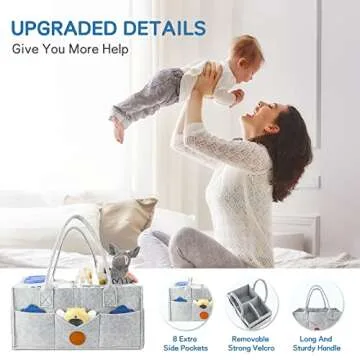 Maliton Diaper Caddy - Eco-Friendly Baby Organizer