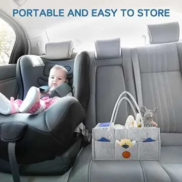 Maliton Diaper Caddy - Eco-Friendly Baby Organizer