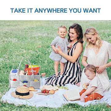 Maliton Diaper Caddy - Eco-Friendly Baby Organizer