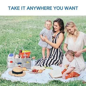 Maliton Diaper Caddy - Eco-Friendly Baby Organizer