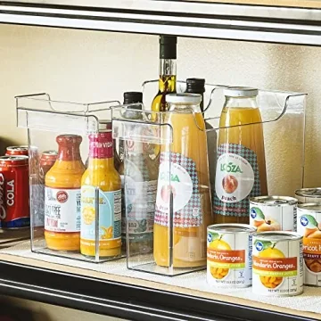 Sorbus Roll Out Storage Bins - Stylish Organizer with Wheels