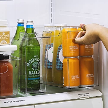 Sorbus Roll Out Storage Bins - Stylish Organizer with Wheels